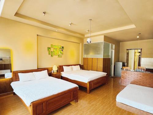 Katil atau katil-katil dalam bilik di 5 homestay 3