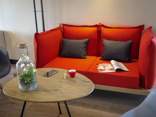 Χώρος καθιστικού στο ibis Perpignan Nord Rivesaltes