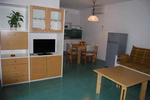 Η κουζίνα ή μικρή κουζίνα στο Appartamenti Vacanza Albatros