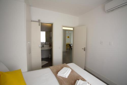 Ένα ή περισσότερα κρεβάτια σε δωμάτιο στο Sugar Loft Apartments