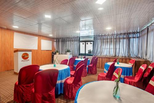 Posezení v ubytování Accom Hotel