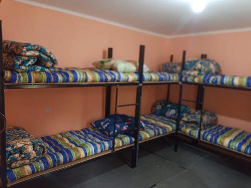 Postel nebo postele na pokoji v ubytování BPR Hostel