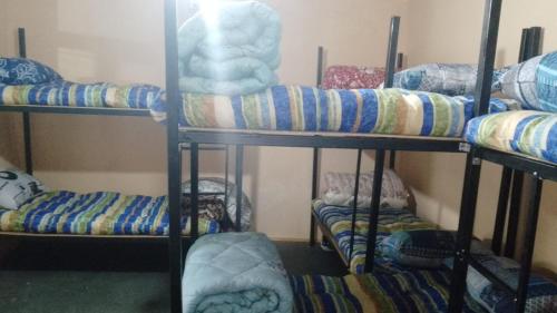 Palanda nebo palandy na pokoji v ubytování BPR Hostel