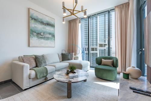 High-Floor 2BR with Skyline Views, Steps from a Park, Minutes Drive to Meydan Golf Club and Ras Al Khor Wildlife Sanctuary, Sobha Hartland The Crest Tower C, Sobha Hartland by Deluxe Holiday Homes