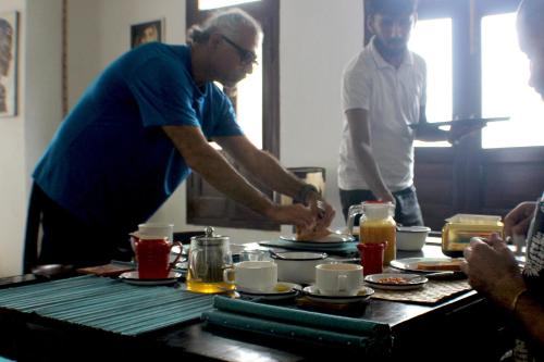 Jídlo v vily nebo okolí