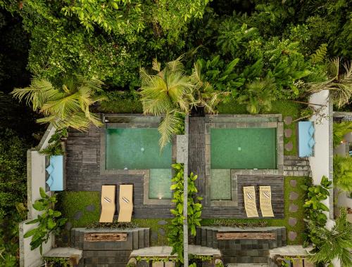 Κήπος έξω από το Changi Jungle Ubud Villas