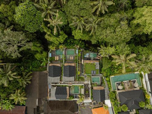 Άποψη από ψηλά του Changi Jungle Ubud Villas