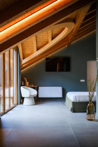 Sky Room Mountain View - Bernina Experienceにあるベッド
