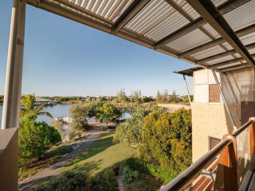 a view from the balcony of a house at The Sebel Twin Waters in Twin Waters