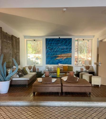 Approdo Boutique Hotel Leucaにあるシーティングエリア