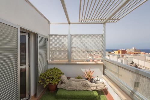 Μπαλκόνι ή βεράντα στο 3BR Buddha Penthouse - Solarium & Pool