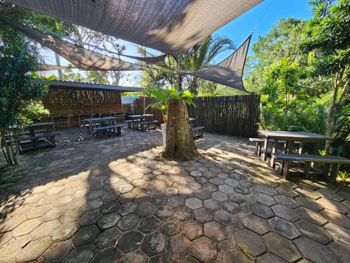 Εστιατόριο ή άλλο μέρος για φαγητό στο Leopard Tree Lodge
