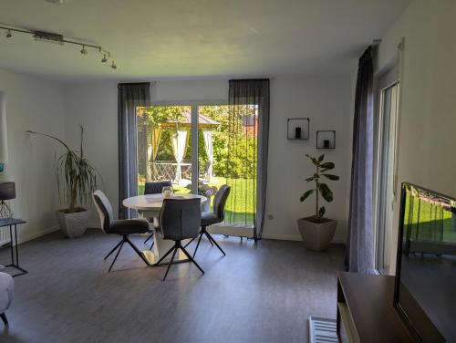 Posezení v ubytování Monteurwohnung