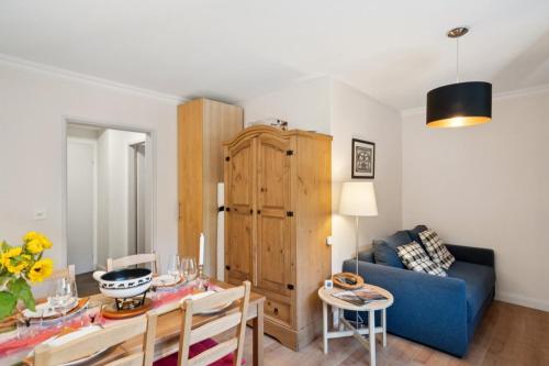 Central flat in Villars sur Ollon, Gamat, for 4 with two double beds