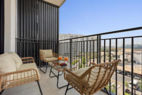 Μπαλκόνι ή βεράντα στο Family Holiday Homes in Yas Island Abu Dhabi, Near Ferrari World & SeaWorld