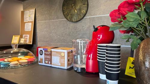 Kaffe- og tefaciliteter på Rosa de Pasion