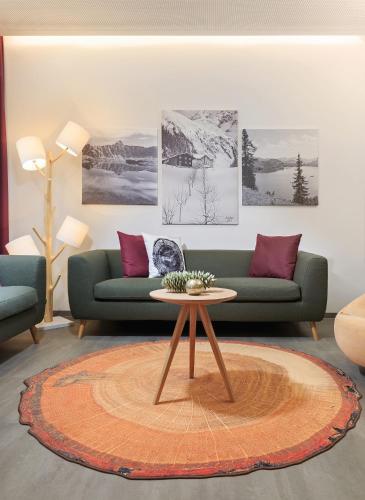 Χώρος καθιστικού στο Allgäu Art Hotel