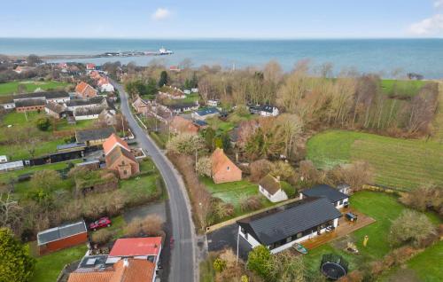 an aerial view of a small village with a road at Stunning Home In Endelave With Wifi in Sønderby