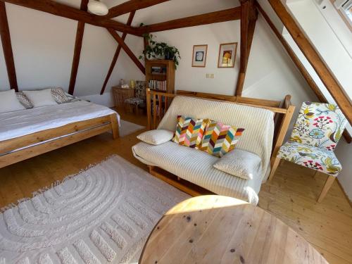 Cama o camas de una habitación en JESTED21 Mezonet Panorama