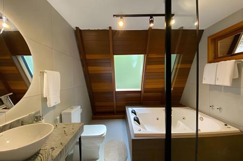 Un baño de Cabana Sirius - Cabanas Lua Nova