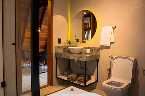 Un baño de Cabana Solaris - Cabanas Lua Nova
