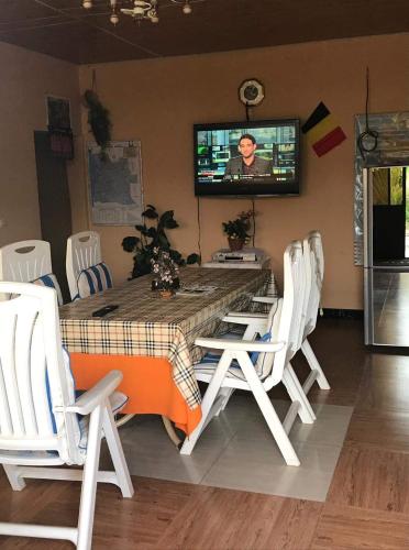 Kuchyň nebo kuchyňský kout v ubytování Afilux Residencial