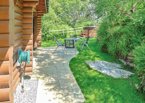 Κήπος έξω από το Loch Shuna Lodges