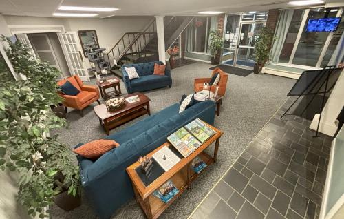 Χώρος καθιστικού στο Baxter Park Inn