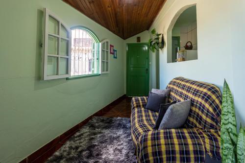 Et opholdsområde på Apto Acolhedor prox Palácio do Ouro, Garagem, Pet