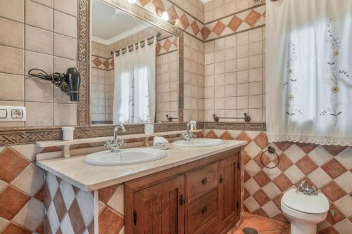 Koupelna v ubytování Casa Carmelo Conil 1