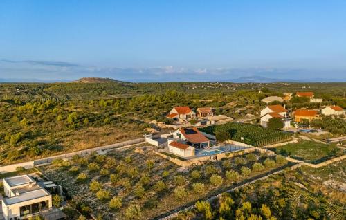 an aerial view of a estate with a mansion at Lovely Home In Krkovic in Prović