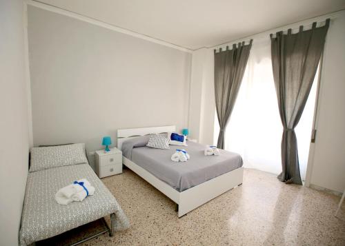 Posteľ alebo postele v izbe v ubytovaní B&B Salernoway