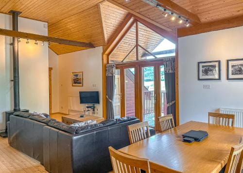 Posezení v ubytování Glen Clova Lodges