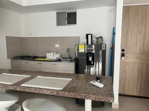 Η κουζίνα ή μικρή κουζίνα στο Apartamento Aviva Sierra