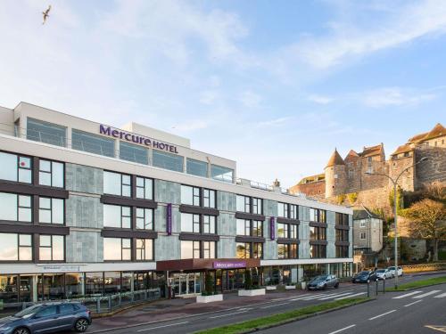 a rendering of a methine hotel on a city street at Mercure Dieppe La Présidence in Dieppe