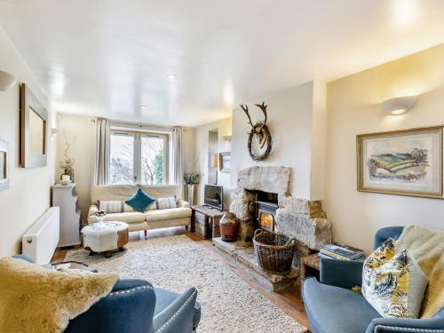 Posezení v ubytování Hillcrest Cottage