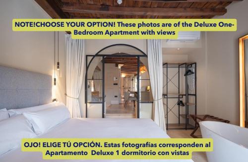 Ένα ή περισσότερα κρεβάτια σε δωμάτιο στο Calm Suites Babole