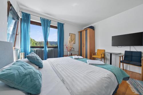Ένα ή περισσότερα κρεβάτια σε δωμάτιο στο Apartman GM - sobe