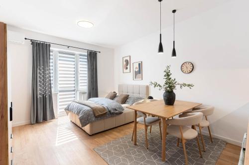 Χώρος καθιστικού στο MW 6 Apartament