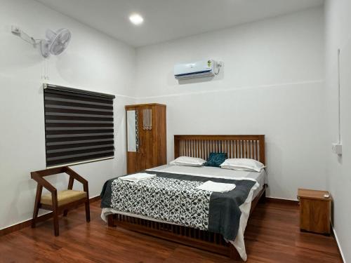 Postel nebo postele na pokoji v ubytování Horegallu Homes