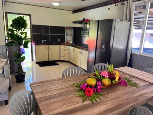Dapur atau dapur kecil di Vainoa house