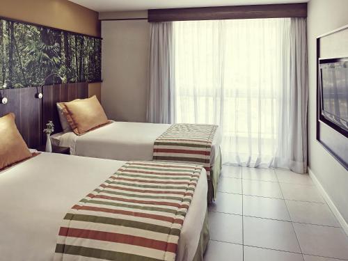 Katil atau katil-katil dalam bilik di Mercure Rio de Janeiro Nova Iguaçu