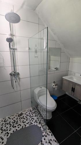 Ένα μπάνιο στο Hotel Yamir