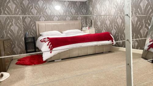 Ένα ή περισσότερα κρεβάτια σε δωμάτιο στο Chic & Central Liverpool Flat