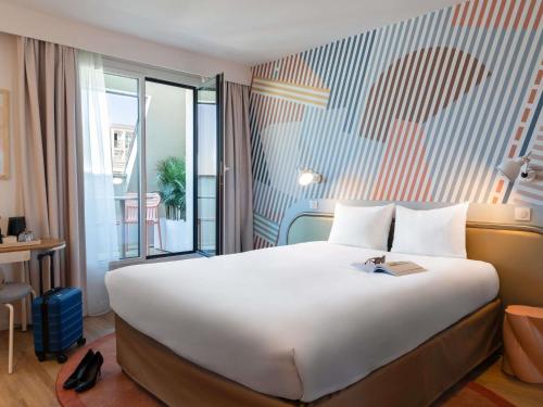 Katil atau katil-katil dalam bilik di ibis Styles Paris Porte d'Orléans