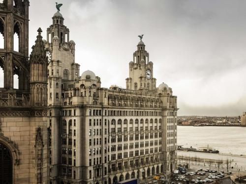 a building with a clock tower on top of it at Ibis Styles Liverpool Centre Dale Street - Cavern Quarter in Liverpool