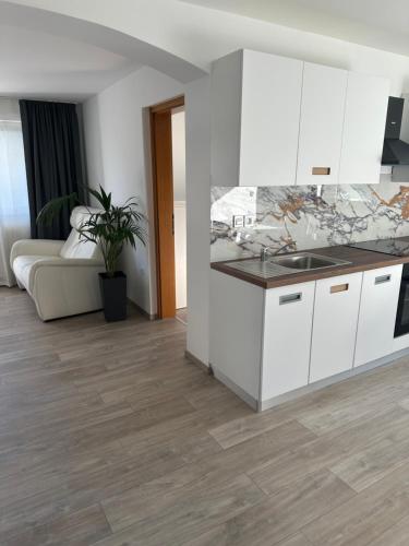 Кухня или мини-кухня в Apartments Klavdija Celje
