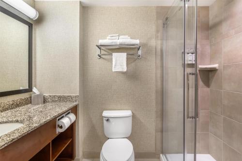 Bilik mandi di Best Western Plus Service Inn & Suites