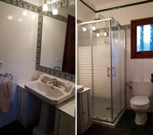 Bilik mandi di Casa Can Serraima