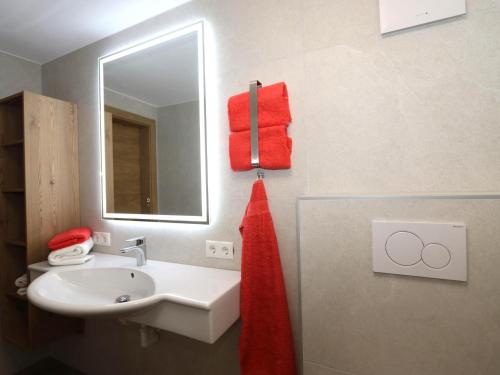 Koupelna v ubytování Apartment Hollaus